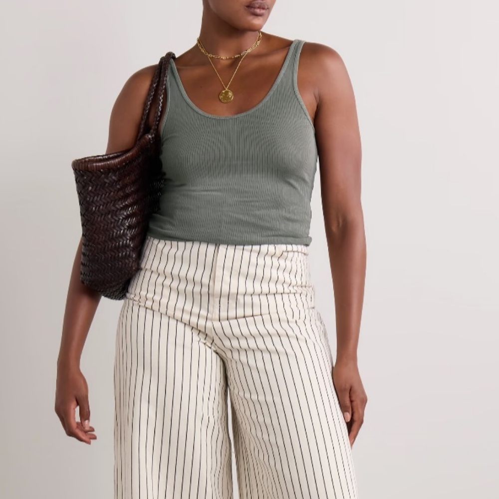 James Perse Ribbed Tank Top | Size 3